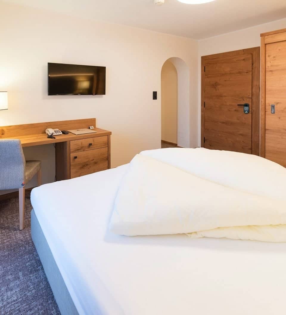 Einrichtung komfort Doppelzimmer, Berghof Alpbach