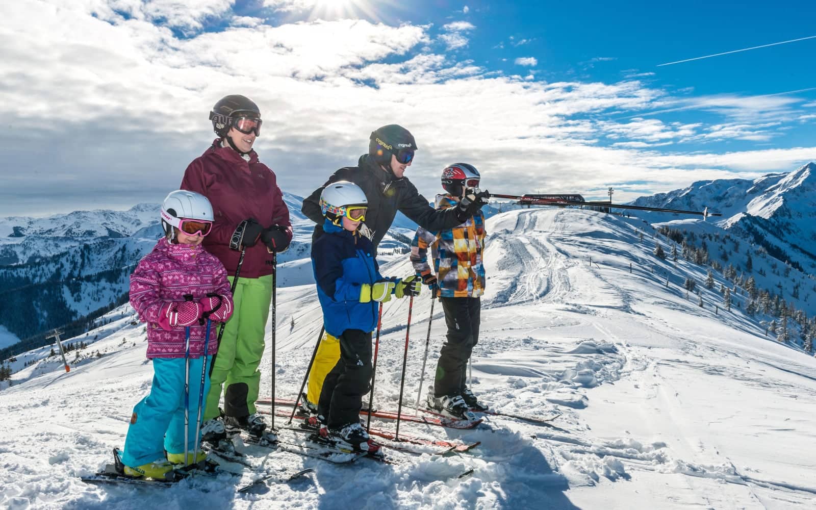 Alpbach, Schatzberg, Ski Juwel, Familie, Skifahren,